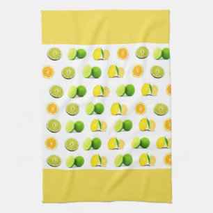 Zitronen-, Limone und Orangeküche Dishtowel Küchentuch
