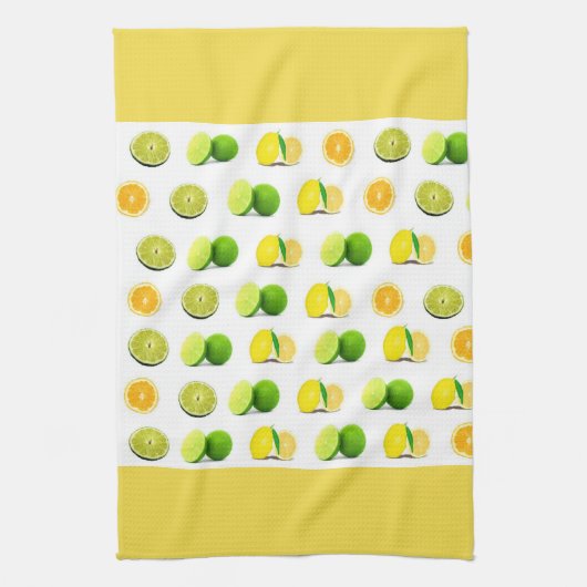 Zitronen-, Limone und Orangeküche Dishtowel Küchentuch (Vertikal)