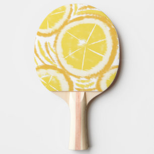 Zitronen-Limonen-Muster-Swirbel Tischtennis Schläger