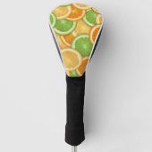 Zitronen, Limonen und Orangen Golf Headcover (Vorderseite)