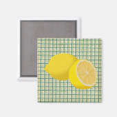 Zitronen Magnet (Vorderseite/Rückseite)