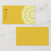 Zitronen-Meringe-Kaleidoskop Visitenkarte (Vorne/Hinten)