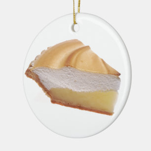 Zitronen-Meringe-Torte Keramik Ornament