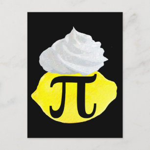 Zitronen-Meringue-Pi Postkarte
