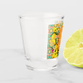 Zitronen-Mittelmeer 60. Orange Schnapsglas (Links)