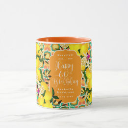 Zitronen-Mittelmeer 60. Orange Tasse