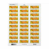 Zitronen-Mittelmeer-Fliesen Orange (Vorne)