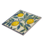 Zitronen Mittelmeer Sommerzitrus Fliese (Seite)