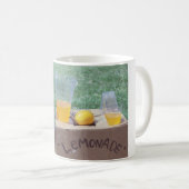 Zitronen-Mops-Tassen-Schale Kaffeetasse (VorderseiteRechts)