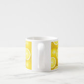 Zitronen-Muster 2 Espressotasse (Rückseite)