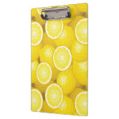 Zitronen-Muster 2 Klemmbrett (Links)