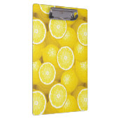 Zitronen-Muster 2 Klemmbrett (Rechts)