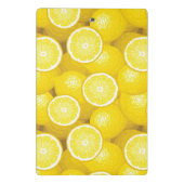 Zitronen-Muster 2 Mini Klemmbrett (Rückseite)