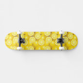 Zitronen-Muster 2 Skateboard (Horizontal)