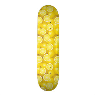 Zitronen-Muster 2 Skateboard