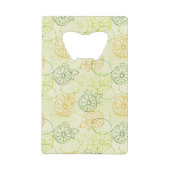 Zitronen-Muster Geldbeutel Flaschenöffner (Vorderseite)