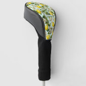 Zitronen Muster Golf Headcover (angewinkelt)