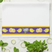 Zitronen-Muster I Geschirrtuch (Gefaltet)