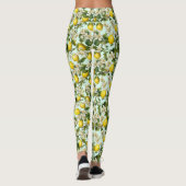 Zitronen Muster Leggings (Rückseite)