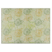 Zitronen-Muster Schneidebrett (Vorderseite)