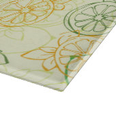 Zitronen-Muster Schneidebrett (Ecke)