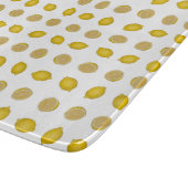 Zitronen-Muster Schneidebrett (Ecke)