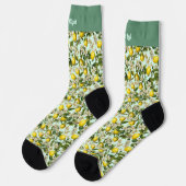 Zitronen Muster Socken (Linkes Detail)