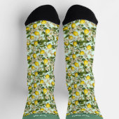 Zitronen Muster Socken (Oben)