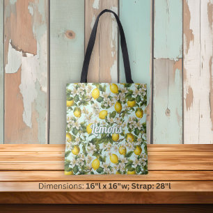 Zitronen Muster Tasche