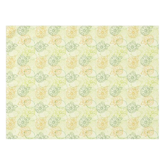 Zitronen-Muster Tischdecke (Vorderseite (Horizontal))