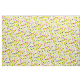Zitronen niedliche Wasserfarbe Stoff (Fat Quarter (45,7 x 55,9 cm))