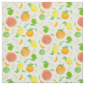 Zitronen Orangen Grapefruits Zitrusfrüchte Wasserf Stoff (Muster)