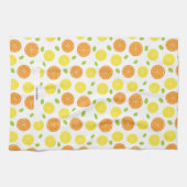 Zitronen Orangen und Trauben Personalisiert Geschirrtuch (Horizontal)