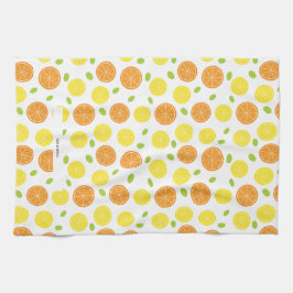 Zitronen Orangen und Trauben Personalisiert Geschirrtuch
