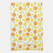Zitronen Orangen und Trauben Personalisiert Geschirrtuch (Vertikal)