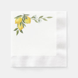Zitronen-Papier-Serviette Serviette