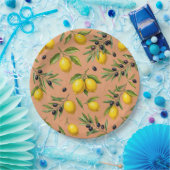 Zitronen-Papierteller-Design Pappteller (Party)