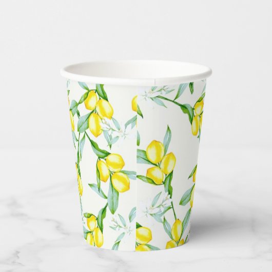 Zitronen Pappbecher (Rechts)
