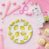 Zitronen Pappteller (Party)