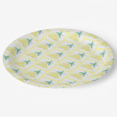 Zitronen Pappteller (Schrägansicht)