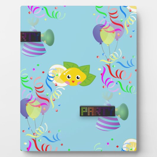 Zitronen-Party Fotoplatte (Vorderseite)