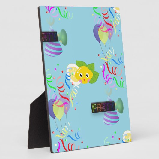 Zitronen-Party Fotoplatte (Seite)