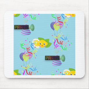 Zitronen-Party Mousepad
