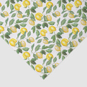 Zitronen, Pflanzen, floral. Illustration. Seidenpapier (Ausschnitt)