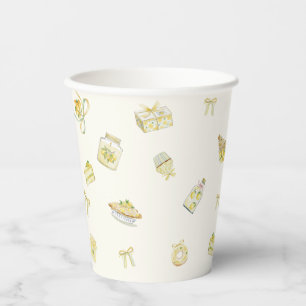 Zitronen-Picknick-Baby-Party Pappbecher