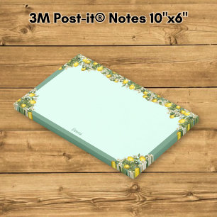 Zitronen Post-it Klebezettel
