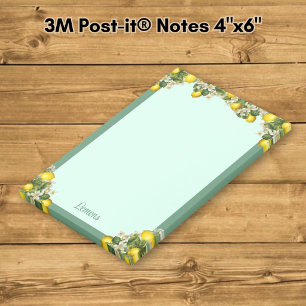 Zitronen Post-it Klebezettel