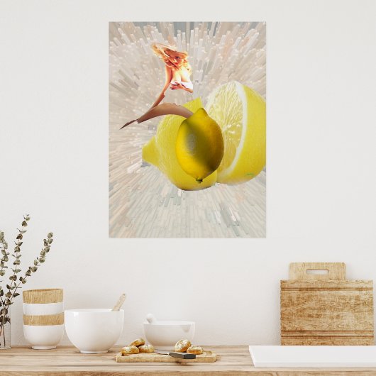 Zitronen Poster (Küche)