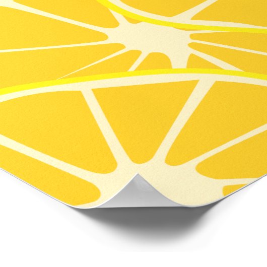 Zitronen Poster (Ecke)