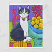 Zitronen Postkarte (Vorderseite)